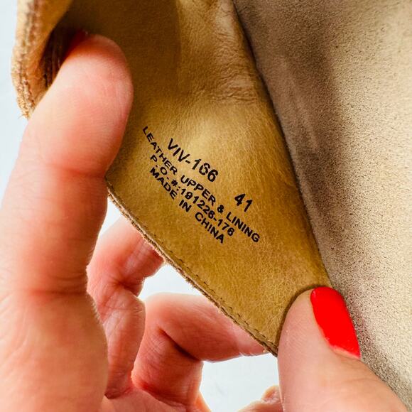 Alegria Vivica Floral Slide Sandals Brown Open Toe Comfort Shoes Clogs Size 41 - Picture 10 of 11